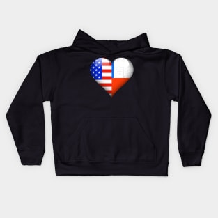 Half American Half Chilean - Gift for Chilean From Chile Kids Hoodie